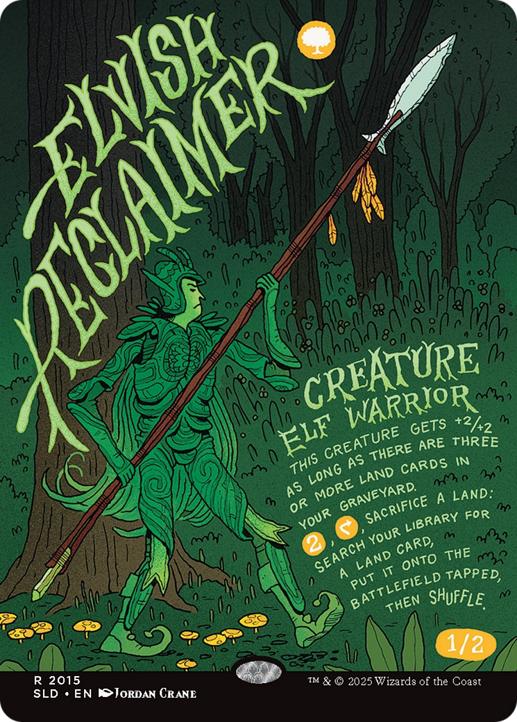 Elvish Reclaimer (Rainbow Foil) [Secret Lair Drop Series] | Total Play