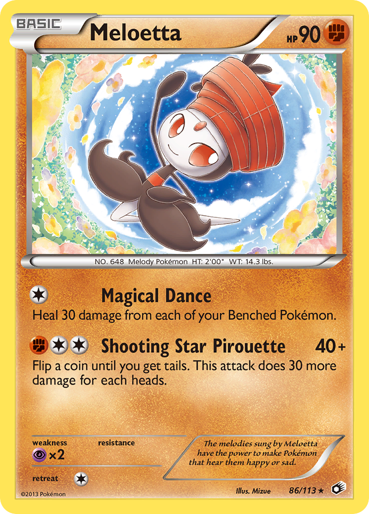 Meloetta (86/113) [Black & White: Legendary Treasures] | Total Play