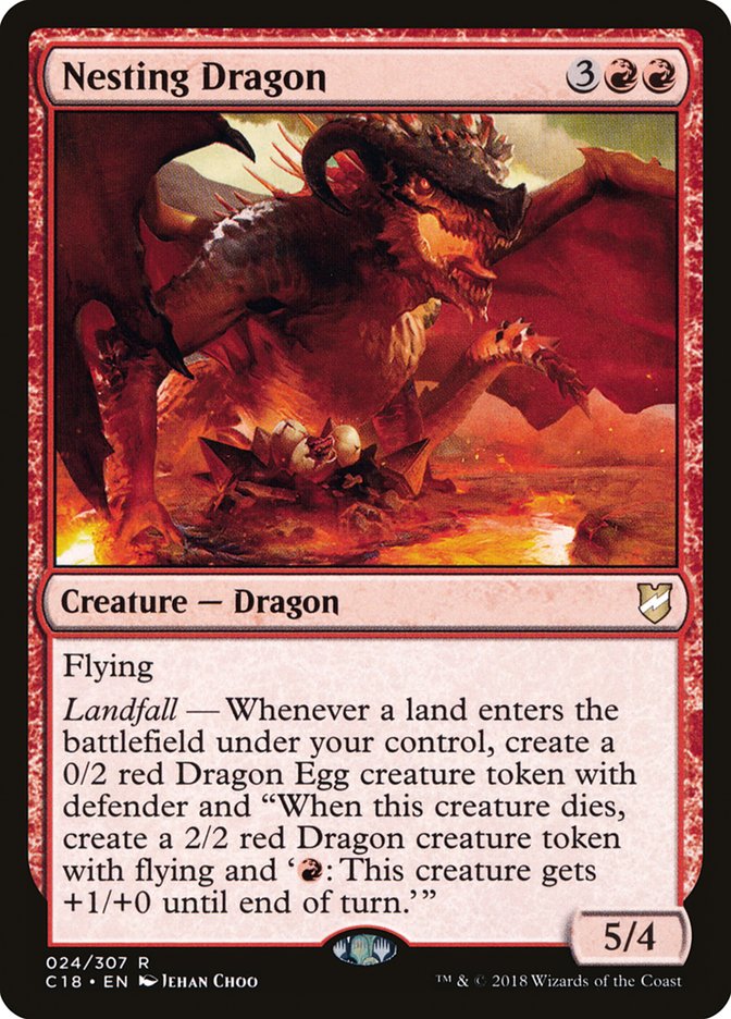 Nesting Dragon [Commander 2018] | Total Play