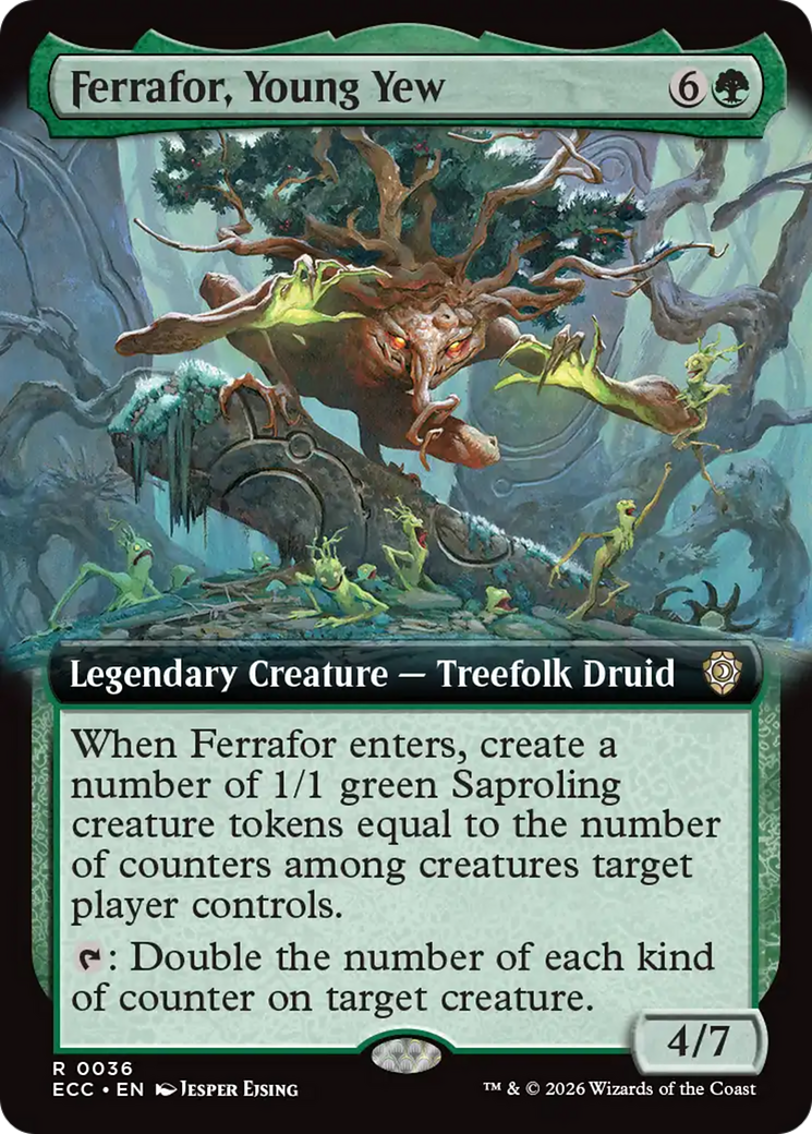 Ferrafor, Young Yew (Extended Art) [Lorwyn Eclipsed Commander] | Total Play
