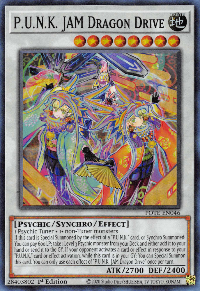 P.U.N.K. JAM Dragon Drive [POTE-EN046] Super Rare | Total Play
