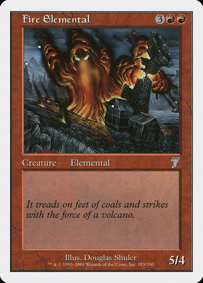Fire Elemental [Seventh Edition] | Total Play