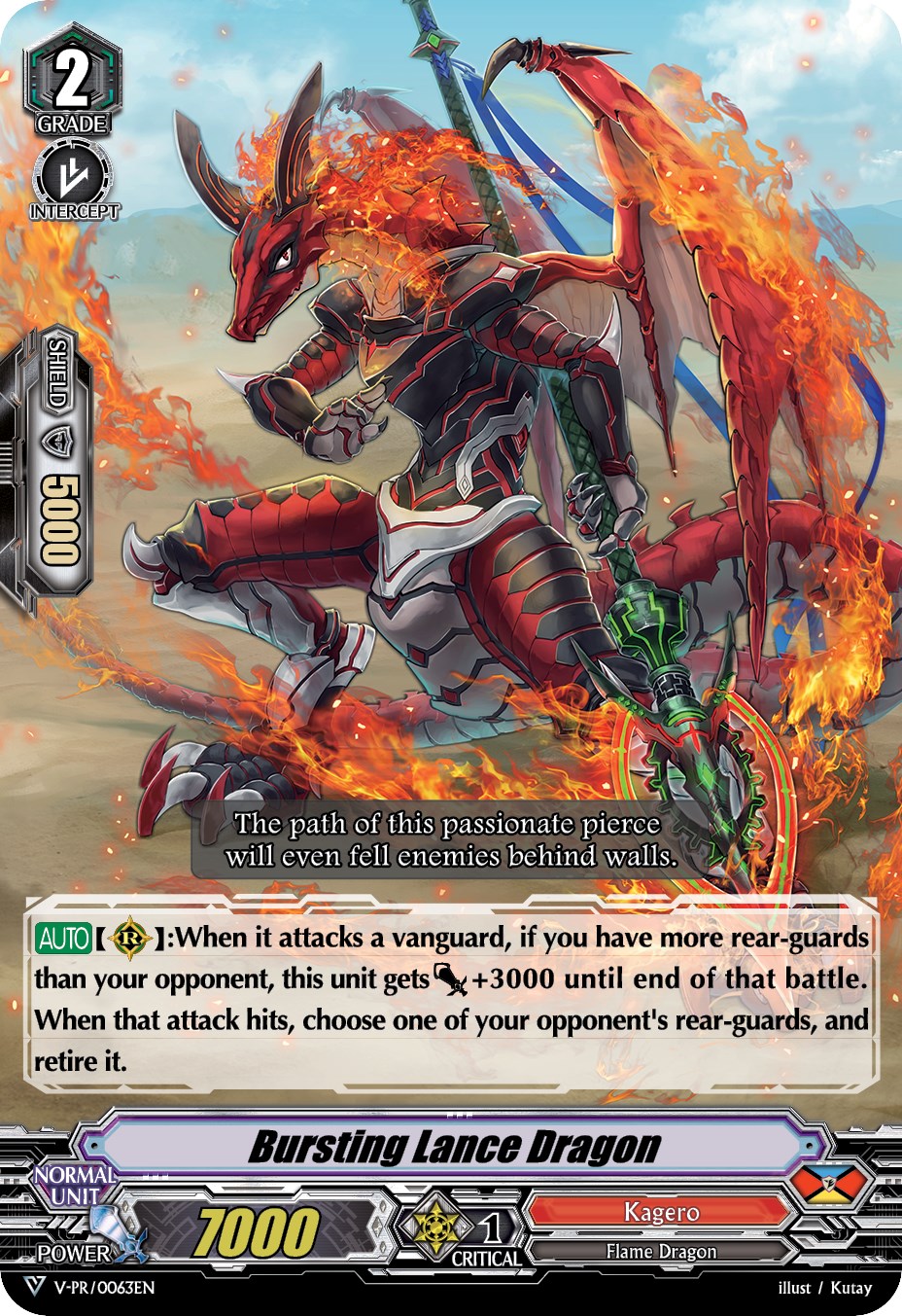 Bursting Lance Dragon (V-PR/0063EN) [V Promo Cards] | Total Play