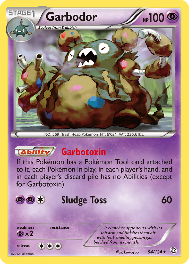 Garbodor (54/124) [Black & White: Dragons Exalted] | Total Play