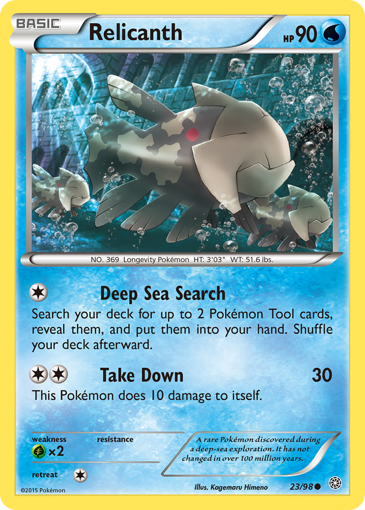 Relicanth (23/98) [XY: Ancient Origins] | Total Play