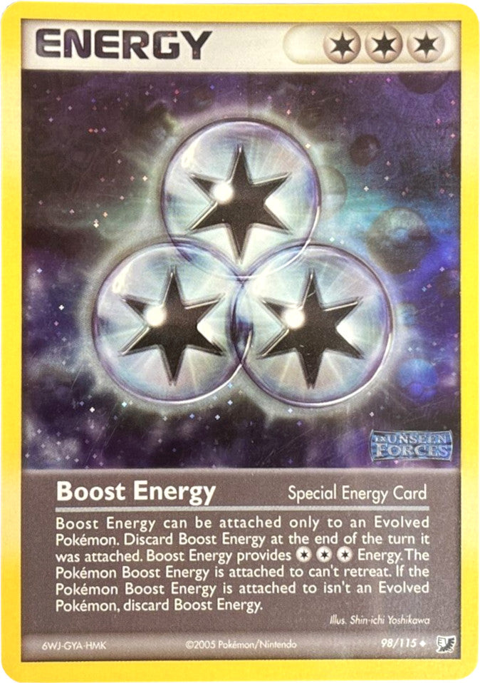 Boost Energy (98/115) (Stamped) [EX: Unseen Forces] | Total Play