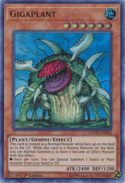 Gigaplant [DUOV-EN062] Ultra Rare | Total Play
