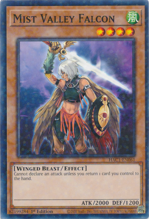 Mist Valley Falcon (Duel Terminal) [HAC1-EN061] Common | Total Play