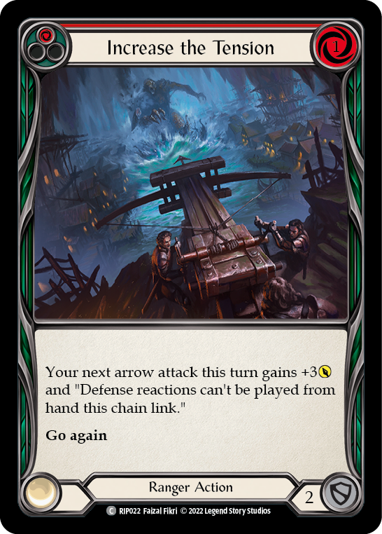 Increase the Tension (Red) [RIP022] (Outsiders Riptide Blitz Deck) | Total Play