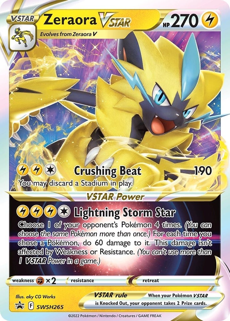 Zeraora VSTAR (SWSH265) [Sword & Shield: Black Star Promos] | Total Play