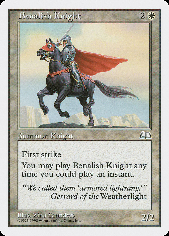 Benalish Knight [Anthologies] | Total Play