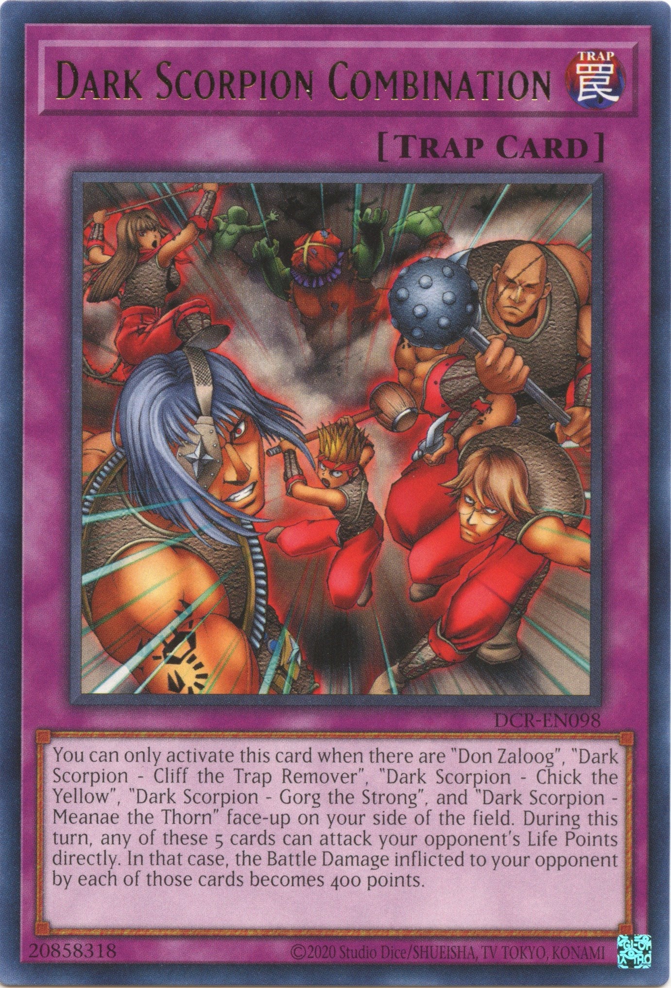 Dark Scorpion Combination (25th Anniversary) [DCR-EN098] Rare | Total Play