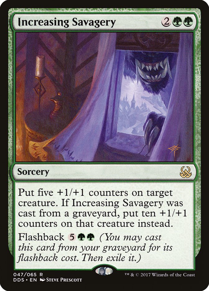 Increasing Savagery [Duel Decks: Mind vs. Might] | Total Play