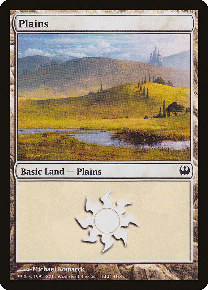 Plains (41) [Duel Decks: Knights vs. Dragons] | Total Play