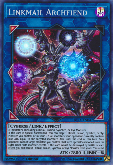 Linkmail Archfiend [RIRA-EN047] Super Rare | Total Play