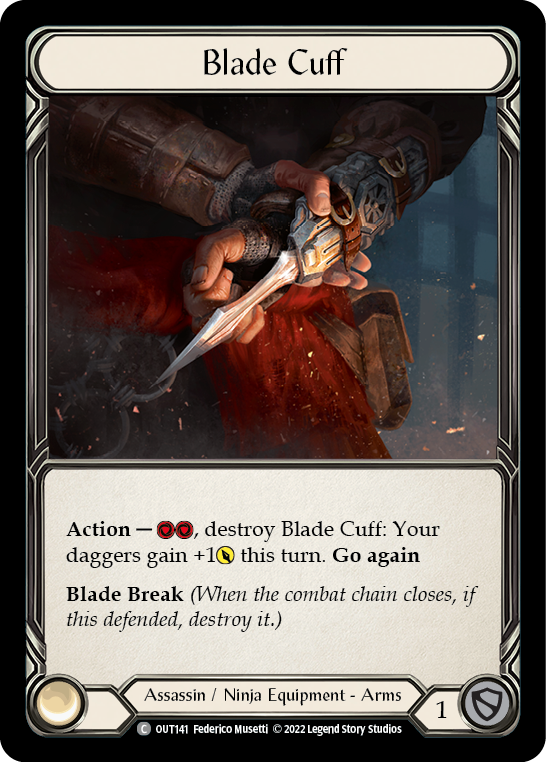 Blade Cuff [OUT141] (Outsiders)  Rainbow Foil | Total Play