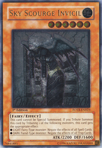 Sky Scourge Invicil [FOTB-EN023] Ultimate Rare | Total Play