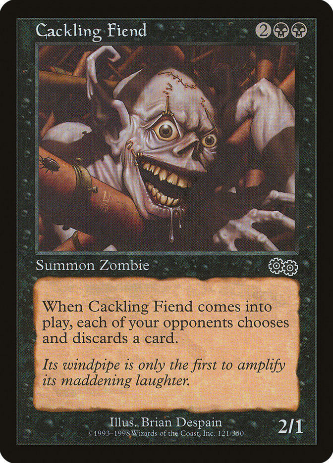 Cackling Fiend [Urza's Saga] | Total Play