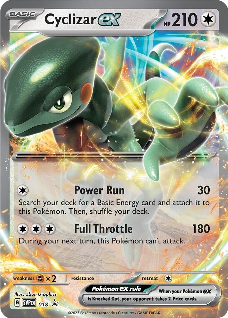 Cyclizar ex (018) (Jumbo Card) [Scarlet & Violet: Black Star Promos] | Total Play