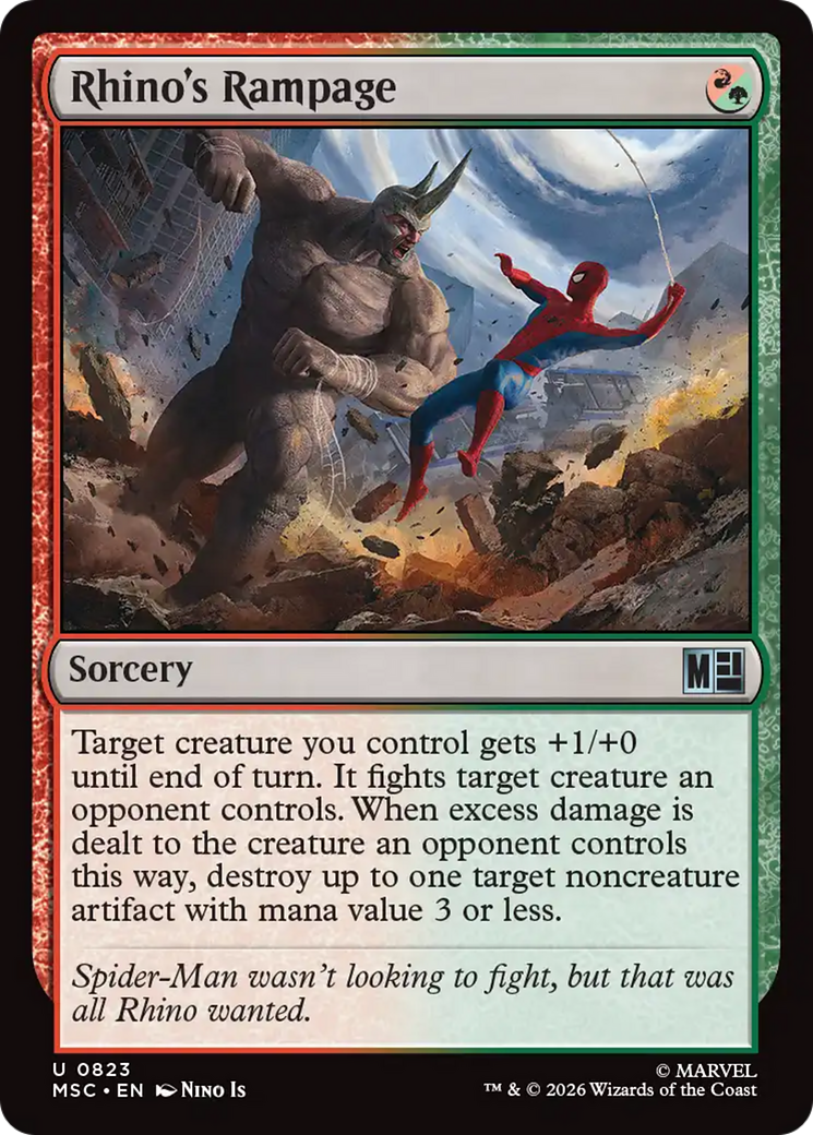 Rhino's Rampage [Marvel Super Heroes Commander] | Total Play