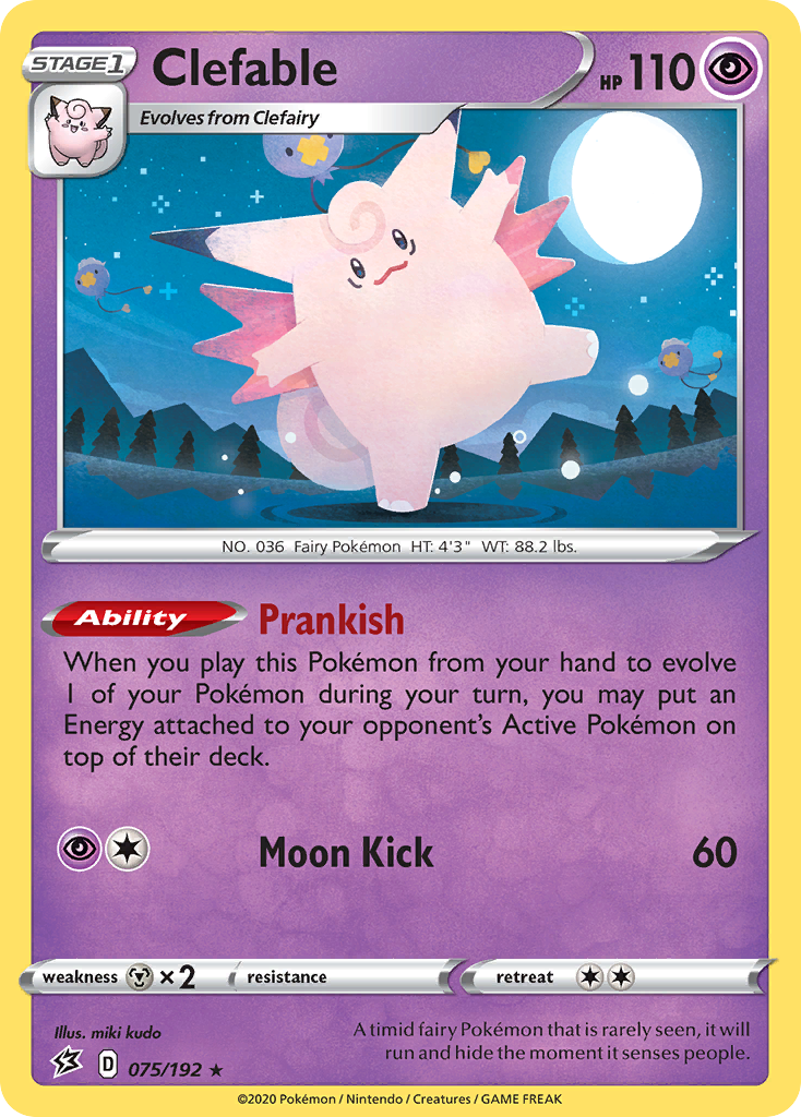 Clefable (075/192) [Sword & Shield: Rebel Clash] | Total Play