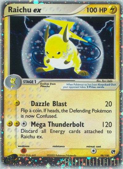 Raichu ex (98/100) [EX: Sandstorm] | Total Play
