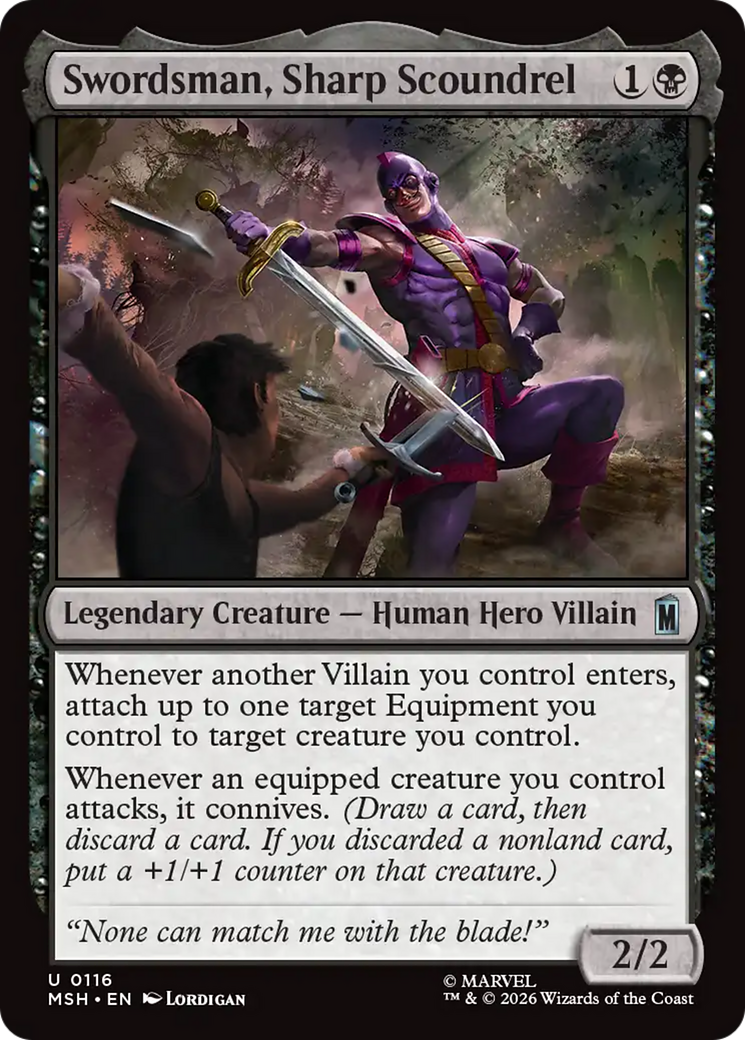 Swordsman, Sharp Scoundrel [Marvel Super Heroes] | Total Play