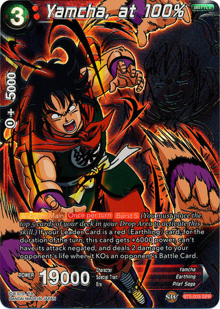 Yamcha, at 100-Percent (SPR) (BT5-009) [Miraculous Revival] | Total Play