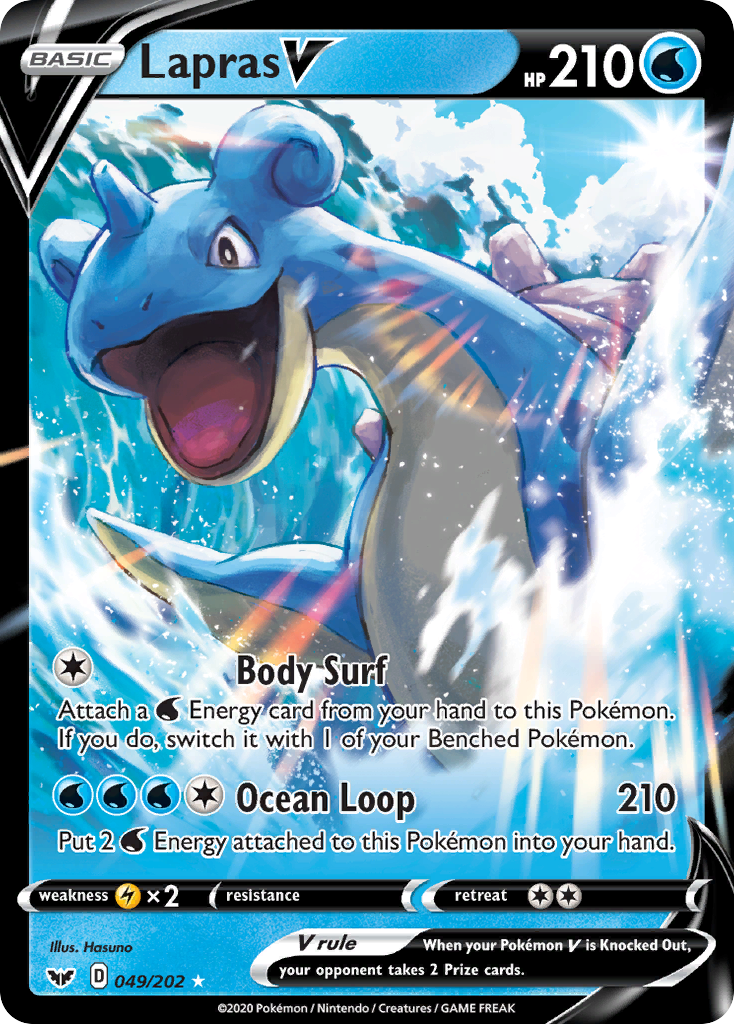 Lapras V (049/202) [Sword & Shield: Base Set] | Total Play