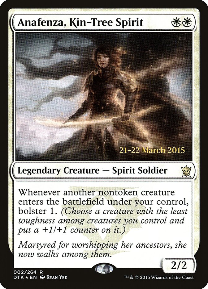 Anafenza, Kin-Tree Spirit [Dragons of Tarkir Prerelease Promos] | Total Play