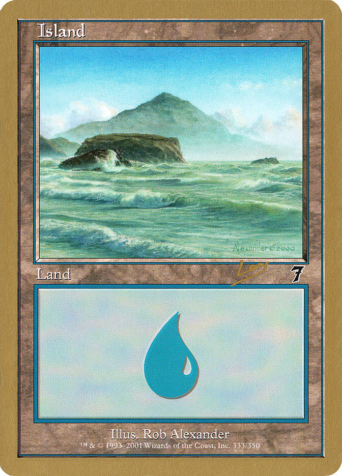 Island (333) (Raphael Levy) [World Championship Decks 2002] | Total Play