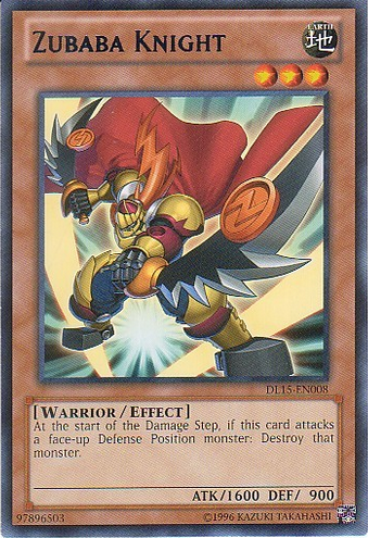 Zubaba Knight (Blue) [DL15-EN008] Rare | Total Play