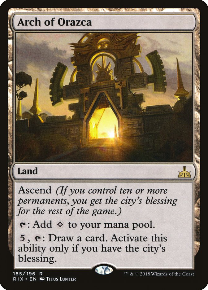 Arch of Orazca [Rivals of Ixalan] | Total Play