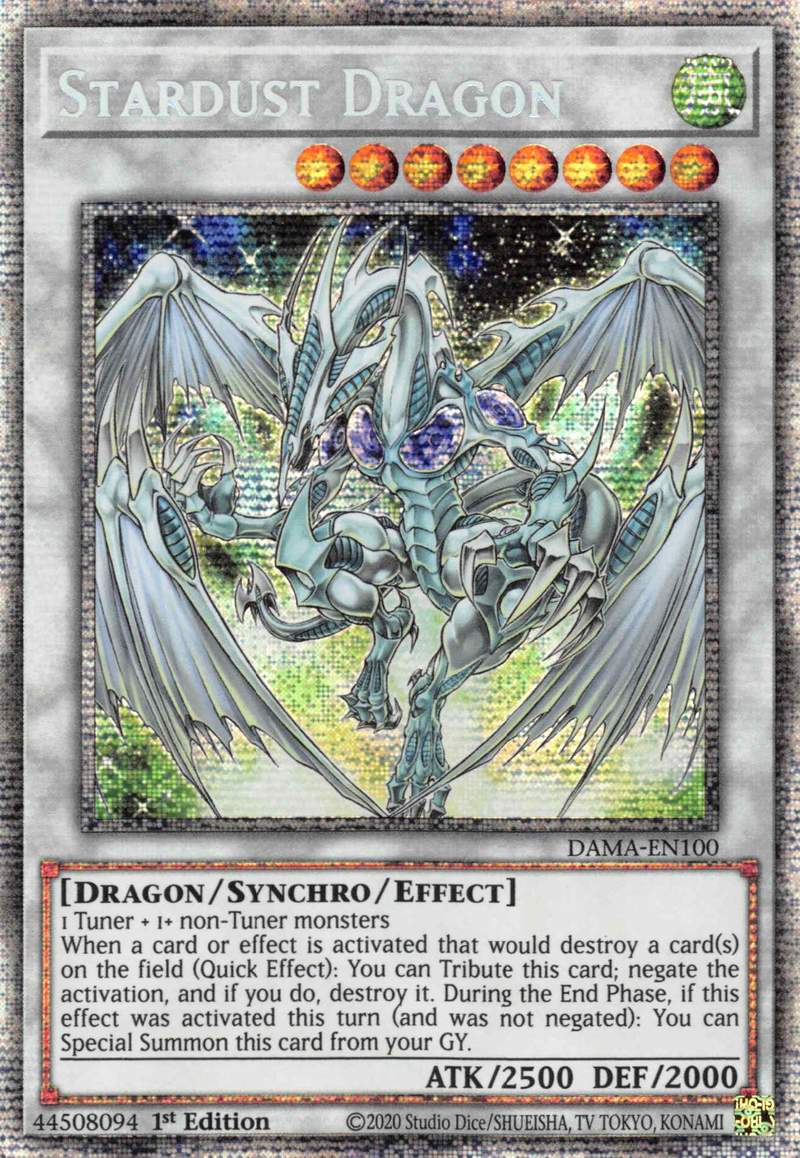 Stardust Dragon [DAMA-EN100] Starlight Rare | Total Play