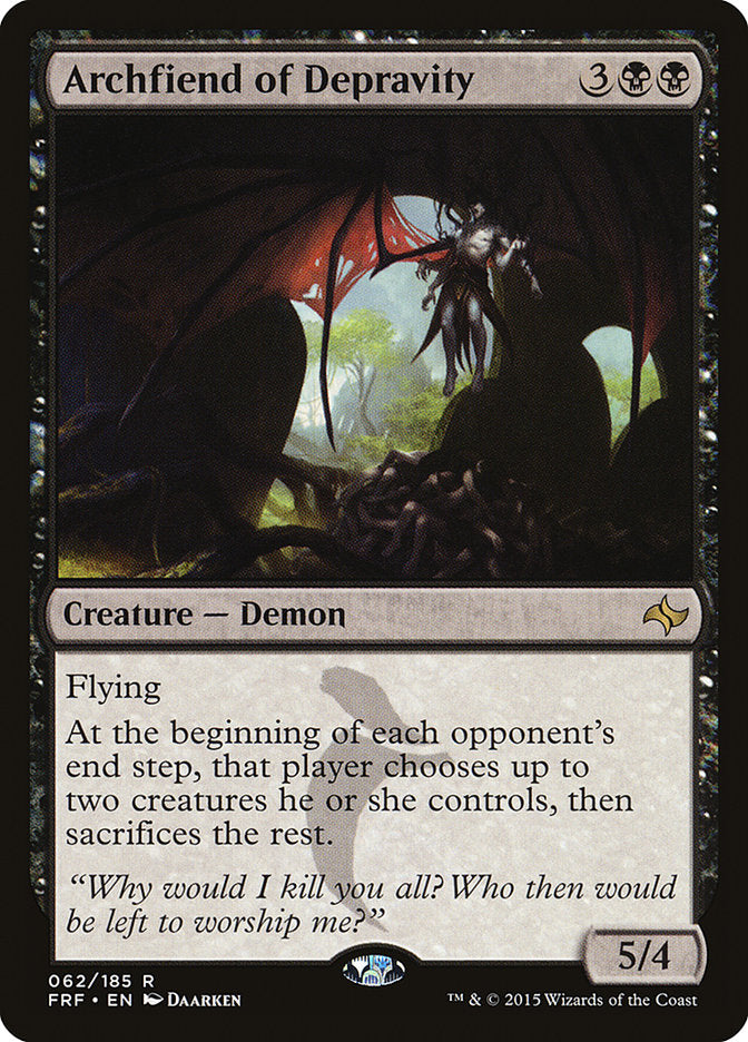 Archfiend of Depravity [Fate Reforged] | Total Play
