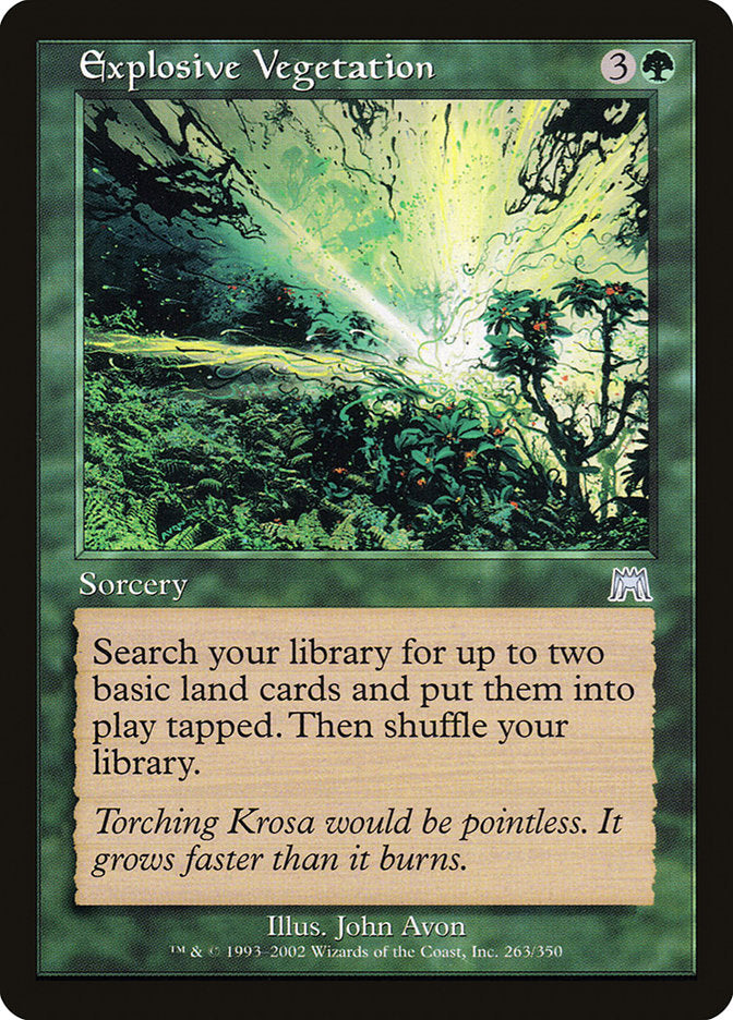 Explosive Vegetation [Onslaught] | Total Play