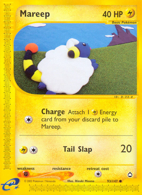 Mareep (93/147) [Aquapolis] | Total Play