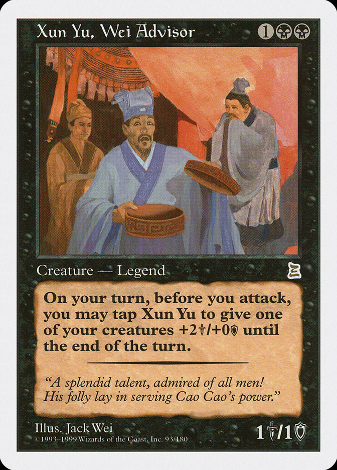 Xun Yu, Wei Advisor [Portal Three Kingdoms] | Total Play