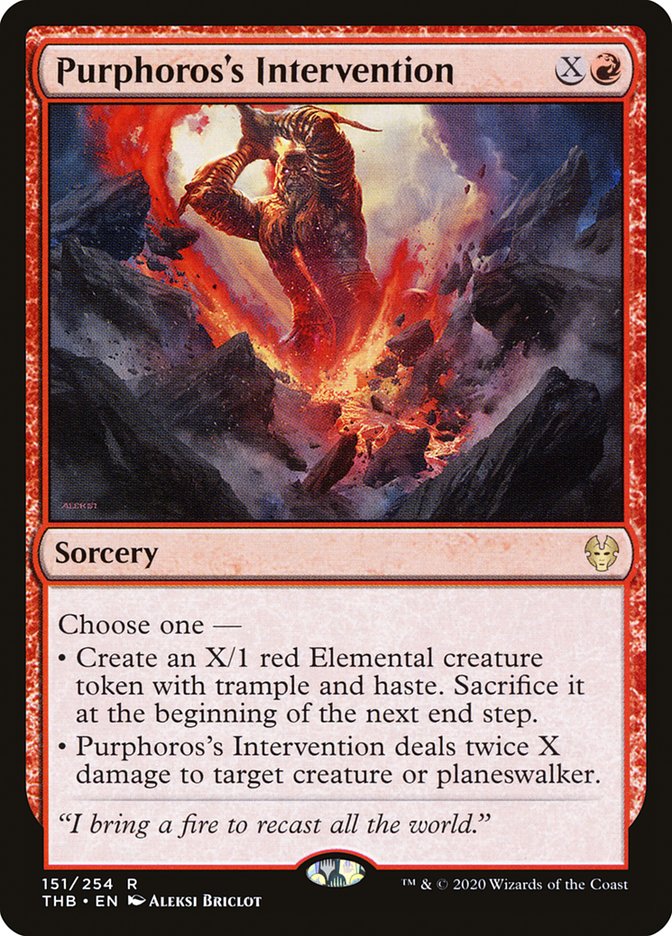 Purphoros's Intervention [Theros Beyond Death] | Total Play