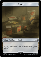 Warrior // Food (0012) Double-Sided Token [Fallout Tokens] | Total Play