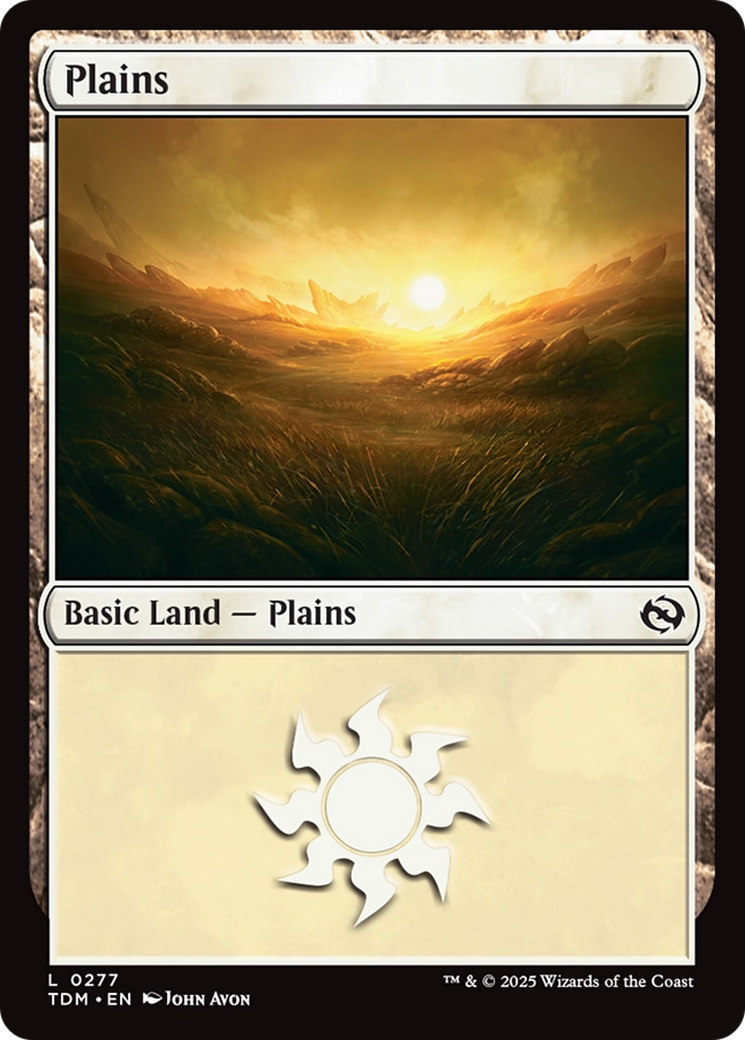 Plains (0277) [Tarkir: Dragonstorm] | Total Play