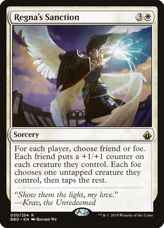Regna's Sanction [Battlebond] | Total Play