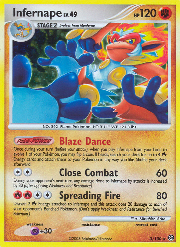 Infernape (3/100) [Diamond & Pearl: Stormfront] | Total Play