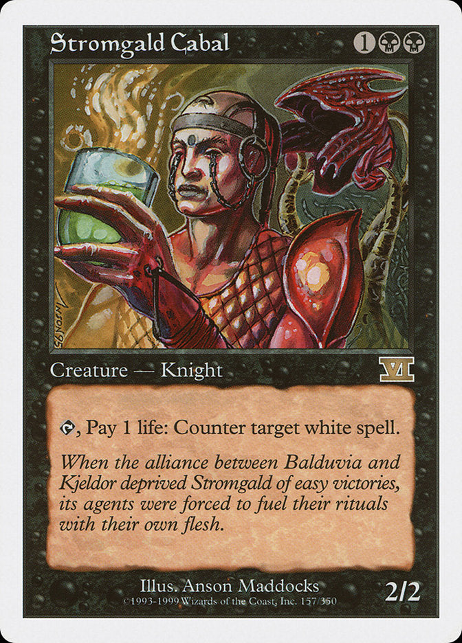 Stromgald Cabal [Classic Sixth Edition] | Total Play
