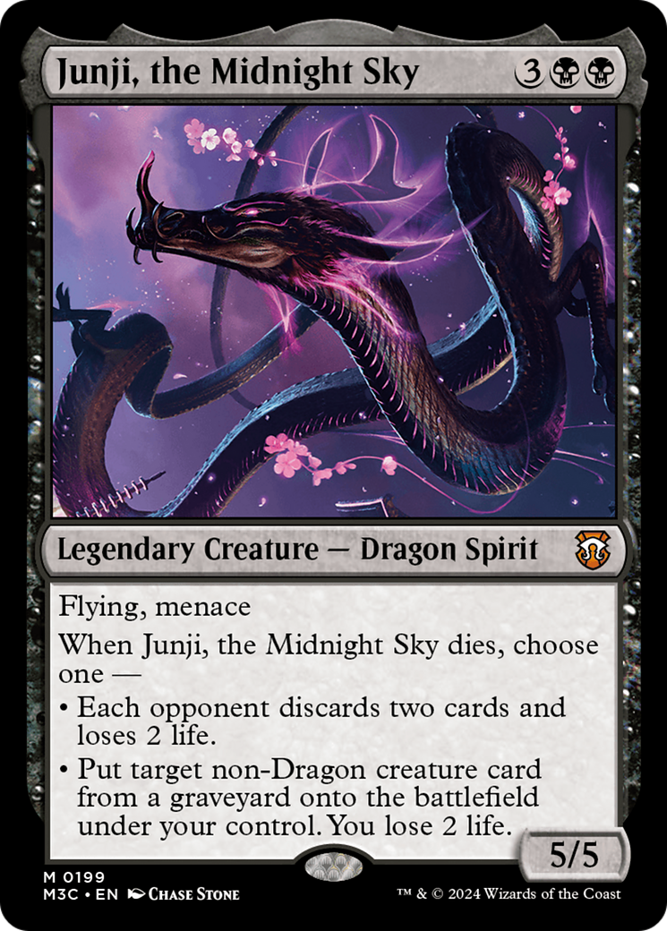 Junji, the Midnight Sky (Ripple Foil) [Modern Horizons 3 Commander] | Total Play