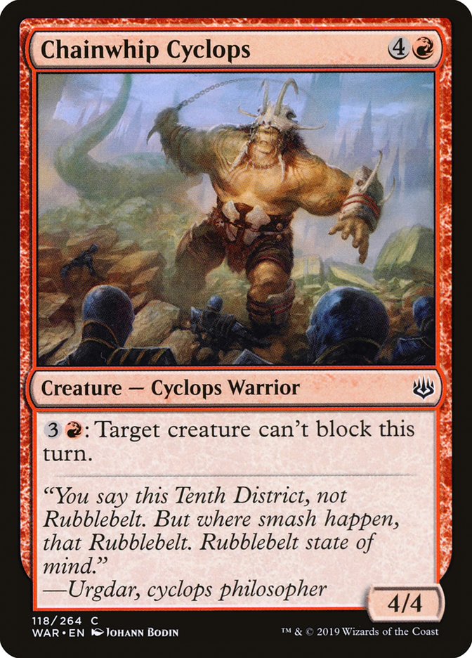 Chainwhip Cyclops [War of the Spark] | Total Play