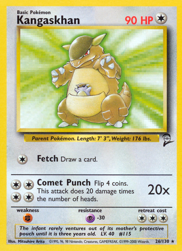 Kangaskhan (26/130) [Base Set 2] | Total Play