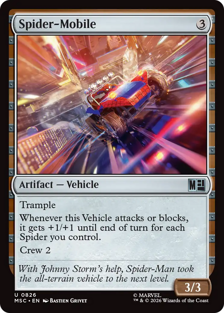 Spider-Mobile [Marvel Super Heroes Commander] | Total Play