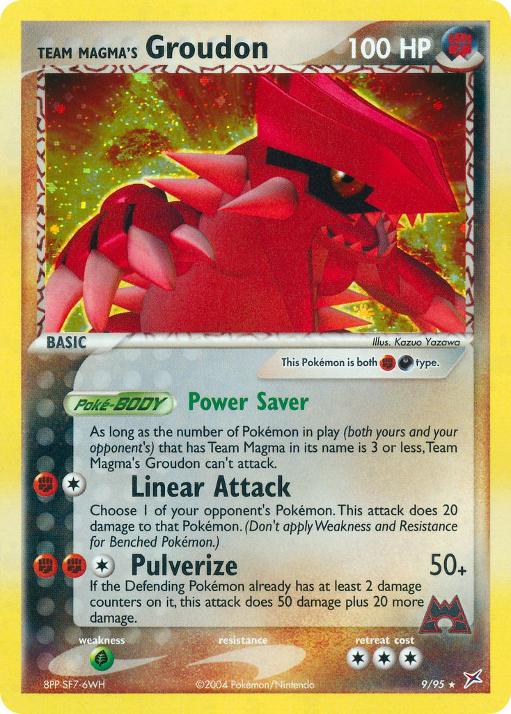 Team Magma's Groudon (9/95) (Theme Deck Exclusive) [EX: Team Magma vs Team Aqua] | Total Play