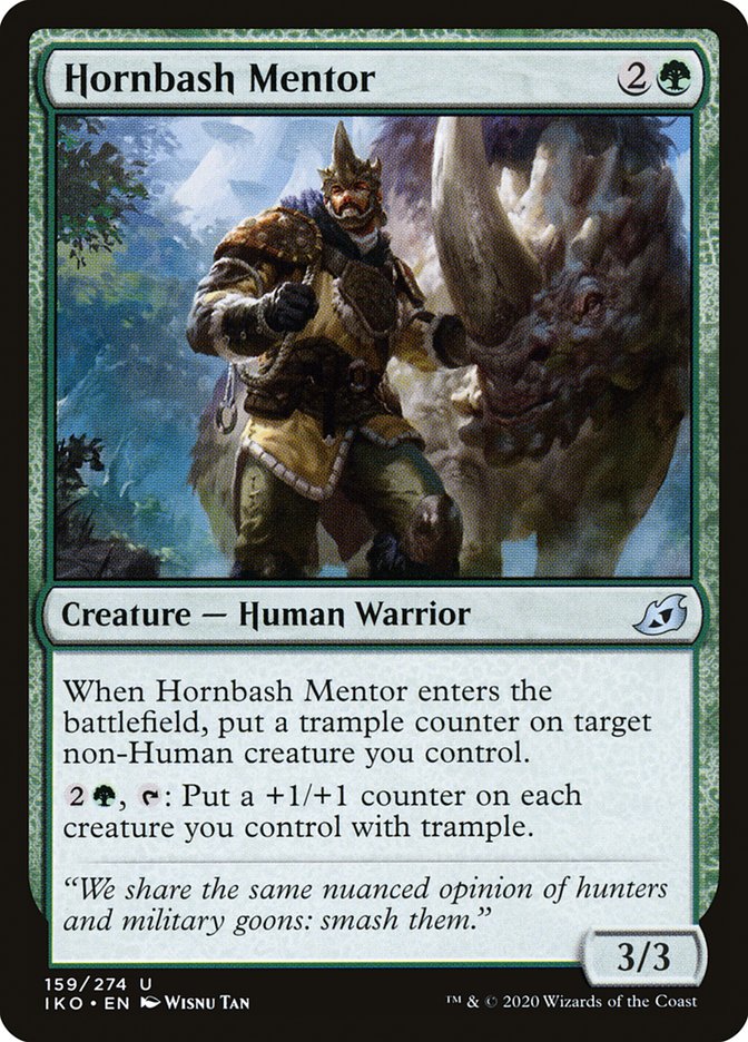 Hornbash Mentor [Ikoria: Lair of Behemoths] | Total Play